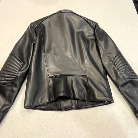 Black Faux Leather Jacket - Picture 5 of 5